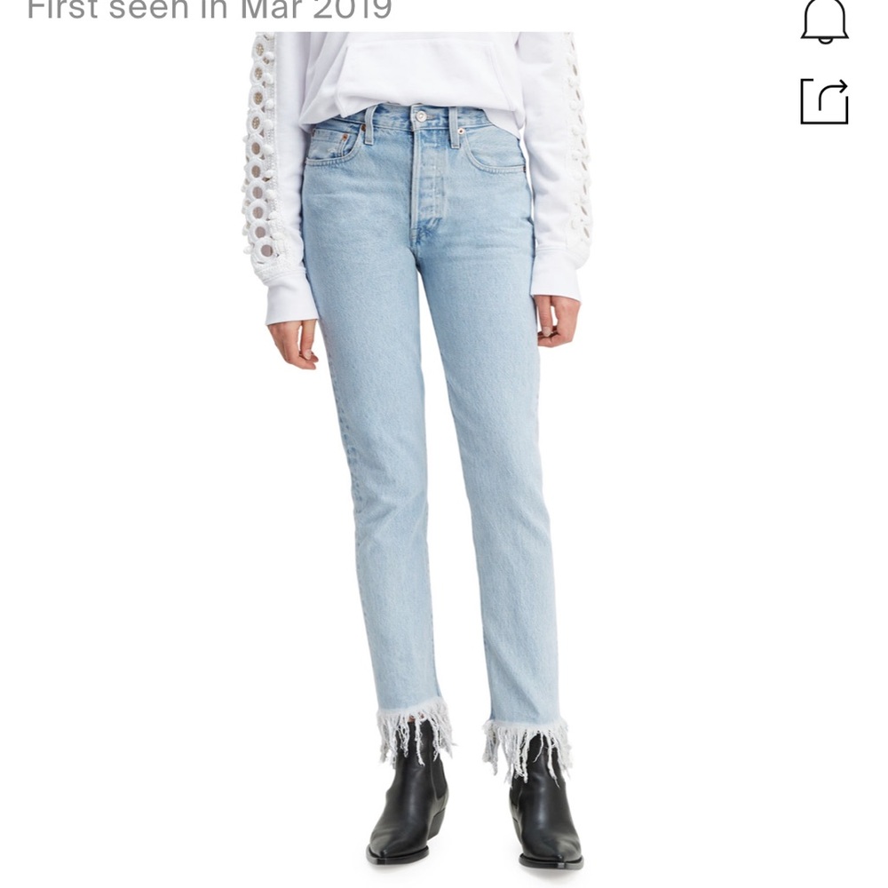 Levi’s frida fringe jeans size 25 NWT